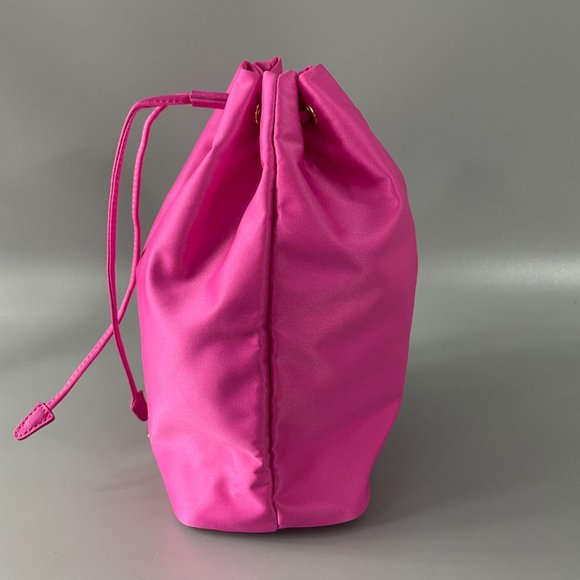 Prada Candy Pink Satin Cosmetic Bag - Picture 4 of 13